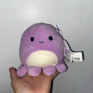 Squishmallows Purple and Cream Stuffed Animal